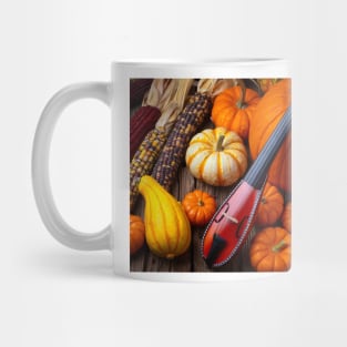 Pocket Violiv Among Autumn Harvest Mug